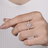 Hidden Halo Round-Cut Engagement Ring